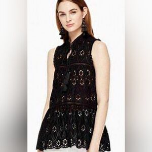Kate Spade Spice Things Up Eyelet Top
